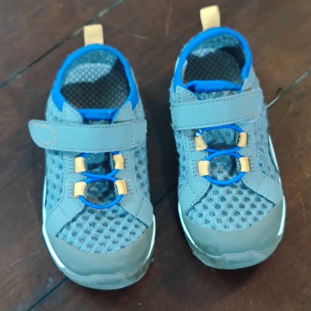 See Kai Run Water Shoes Size 11 Toddler Anker Blue & Gray